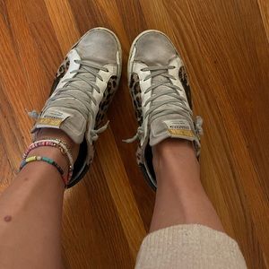 Golden goose leopard size 39